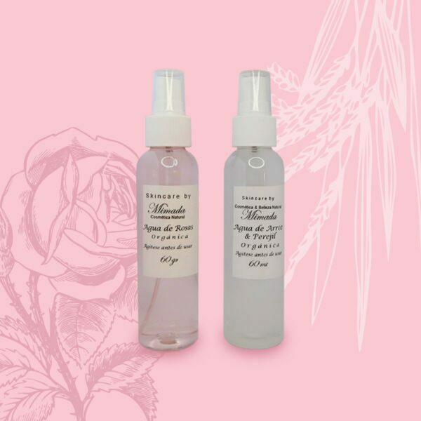 Kit Agua de Rosas y Agua de Arroz | Orgánico 135ml